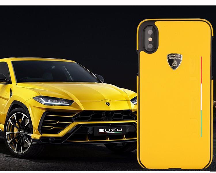 Lamborghini Genuine Urus D2 Leather Crafted Limited Edition Case For iPhone X/XS - Planetcart