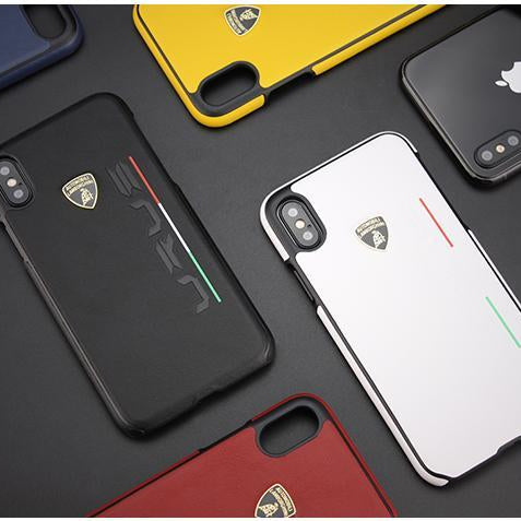 Lamborghini Genuine Urus D2 Leather Crafted Limited Edition Case For iPhone X/XS - Planetcart