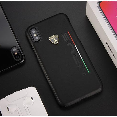 Lamborghini Genuine Urus D2 Leather Crafted Limited Edition Case For iPhone X/XS - Planetcart