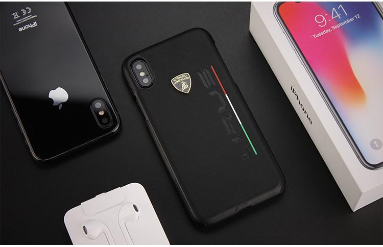 Lamborghini Genuine Urus D2 Leather Crafted Limited Edition Case For iPhone X/XS - Planetcart