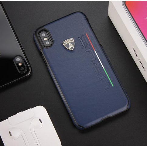 Lamborghini Genuine Urus D2 Leather Crafted Limited Edition Case For iPhone X/XS - Planetcart