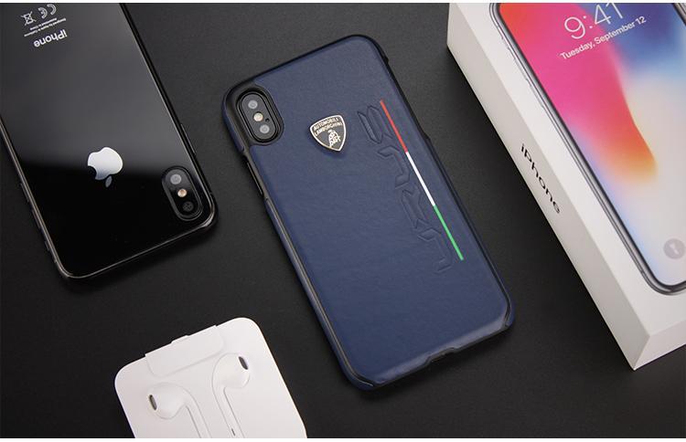 Lamborghini Genuine Urus D2 Leather Crafted Limited Edition Case For iPhone X/XS - Planetcart