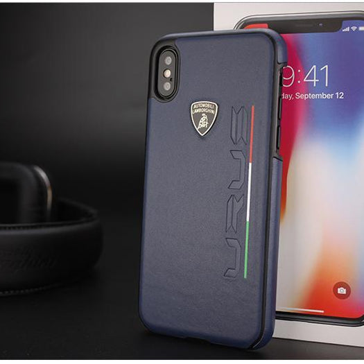 Lamborghini Genuine Urus D2 Leather Crafted Limited Edition Case For iPhone X/XS - Planetcart