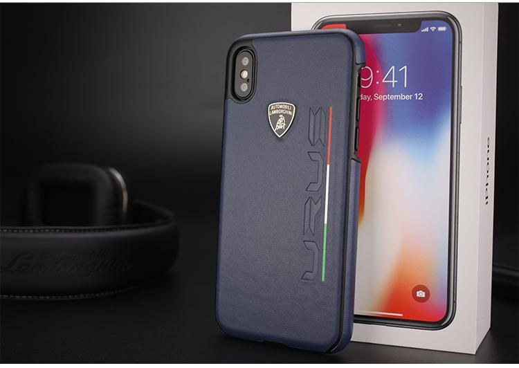 Lamborghini Genuine Urus D2 Leather Crafted Limited Edition Case For iPhone X/XS - Planetcart