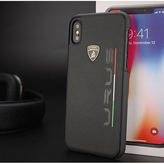 Lamborghini Genuine Urus D2 Leather Crafted Limited Edition Case For iPhone X/XS - Planetcart