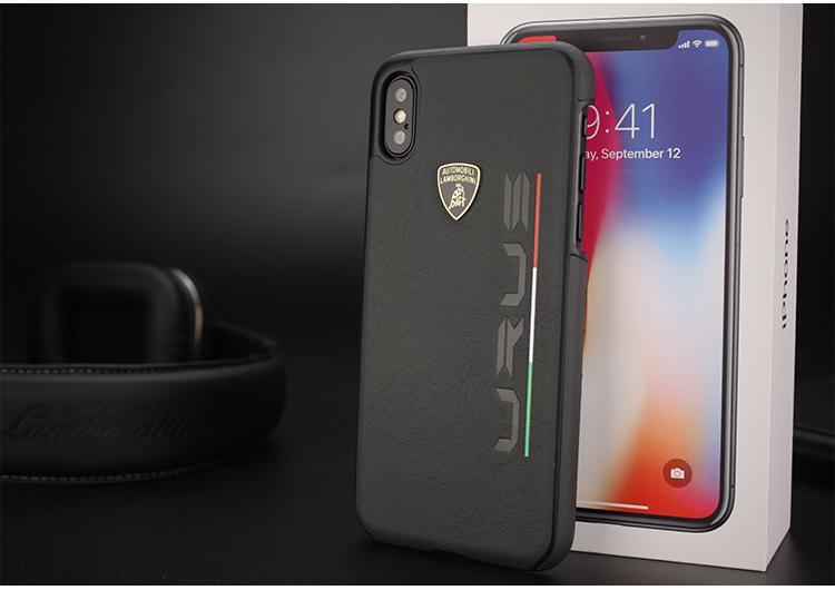 Lamborghini Genuine Urus D2 Leather Crafted Limited Edition Case For iPhone X/XS - Planetcart