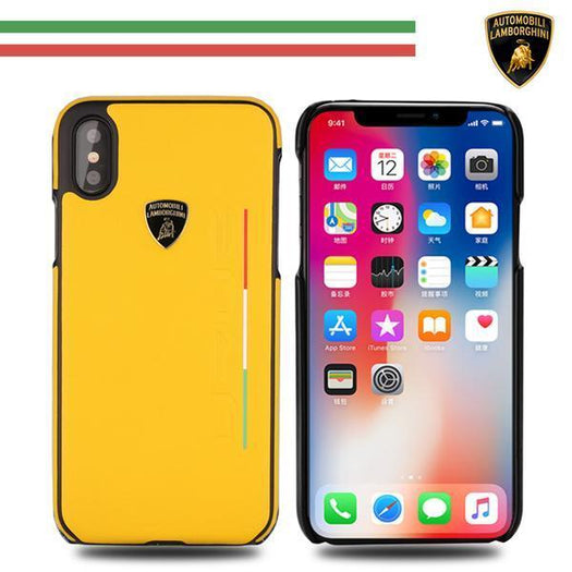 Lamborghini Genuine Urus D2 Leather Crafted Limited Edition Case For iPhone X/XS - Planetcart