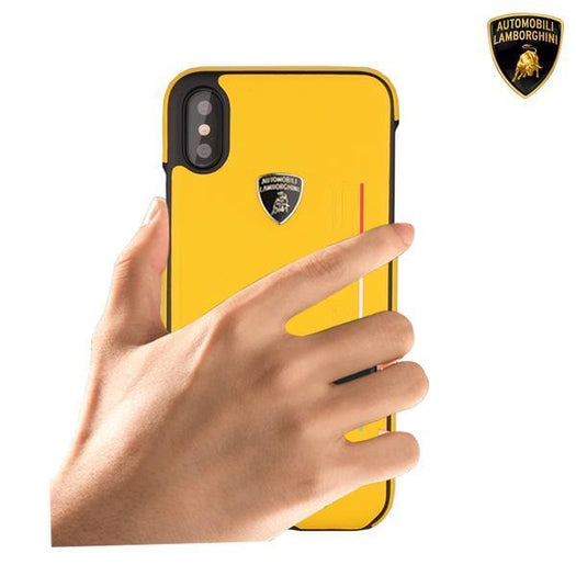 Lamborghini Genuine Urus D2 Leather Crafted Limited Edition Case For iPhone X/XS - Planetcart