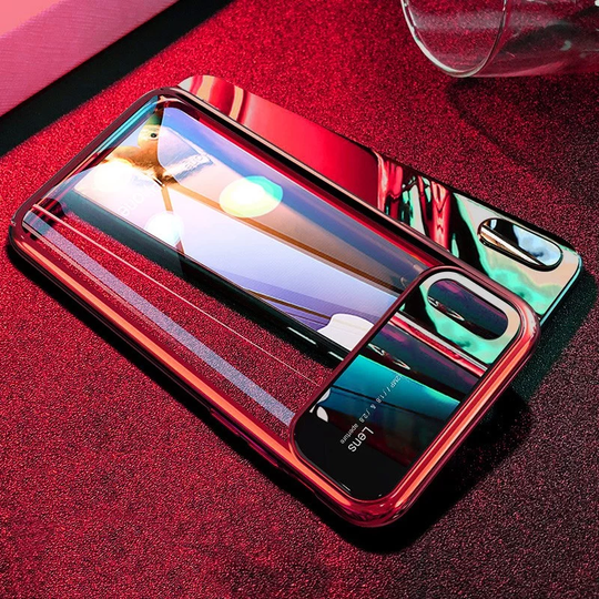 New Edition Smooth Luxury Lens Case For  iPhone X