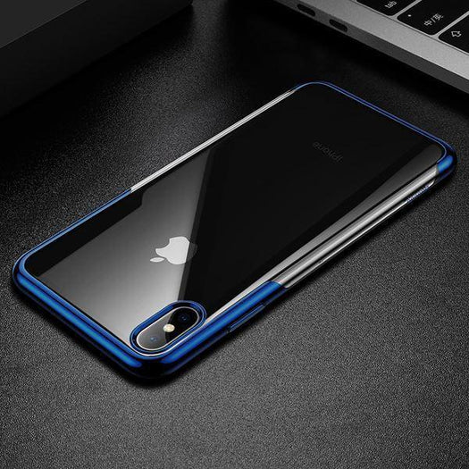 Baseus Ultra Thin Glitter Transparent Silicon Case For Iphone X/XS - Planetcart