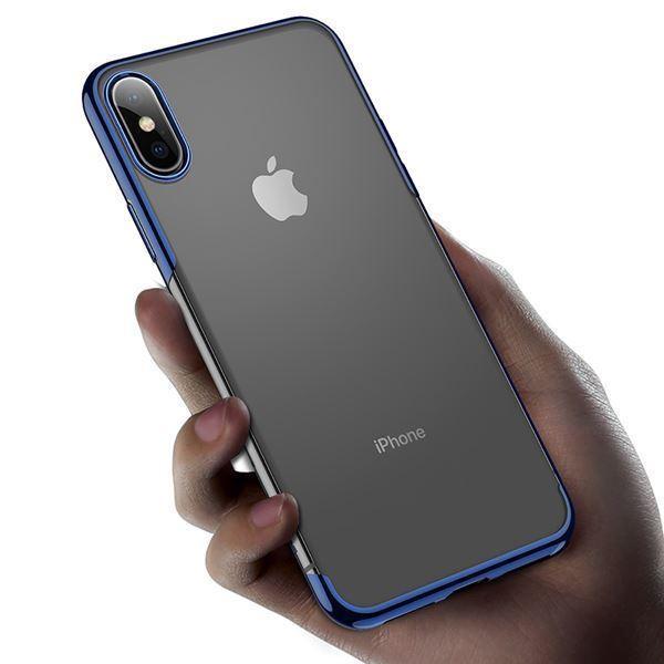 Baseus Ultra Thin Glitter Transparent Silicon Case For Iphone X/XS - Planetcart
