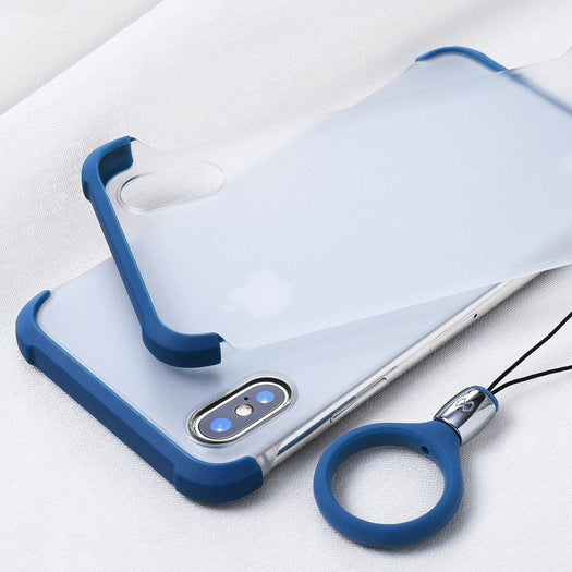 Frameless Semi Transparent Finger Ring Case for iPhone XSMAX - Planetcart