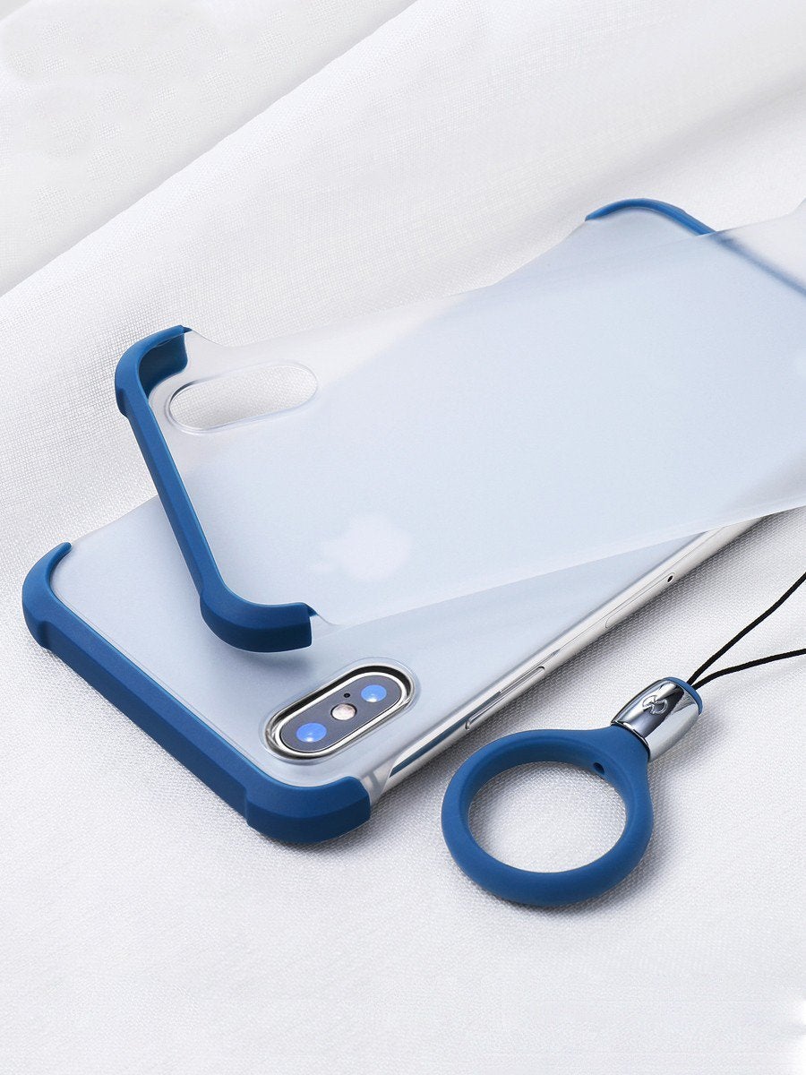 Frameless Semi Transparent Finger Ring Case for iPhone XSMAX - Planetcart