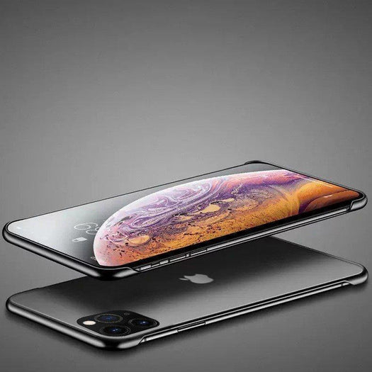 Frameless Semi Transparent Finger Ring Case for iPhone 11 Pro Max - Planetcart