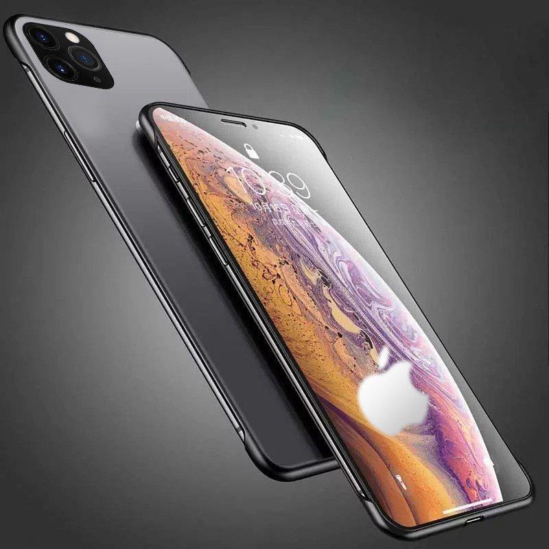 Frameless Semi Transparent Finger Ring Case for iPhone 11 Pro Max - Planetcart