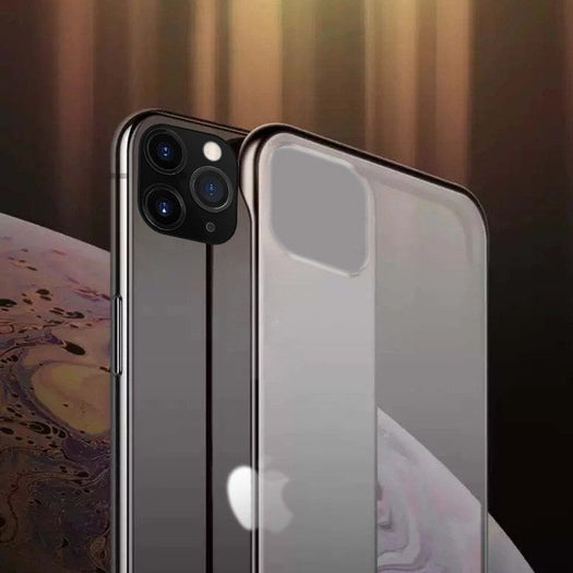 Frameless Semi Transparent Finger Ring Case for iPhone 11 Pro Max - Planetcart