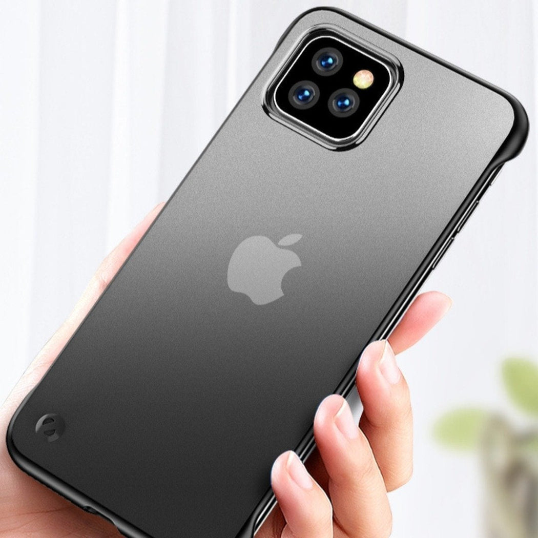 Frameless Semi Transparent Finger Ring Case for iPhone 11 Pro Max - Planetcart