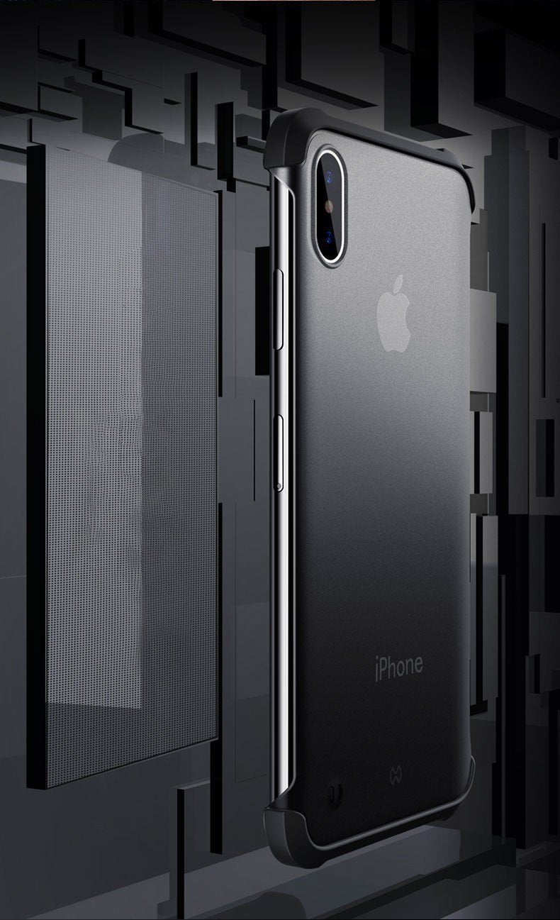 Frameless Semi Transparent Finger Ring Case for iPhone XSMAX - Planetcart