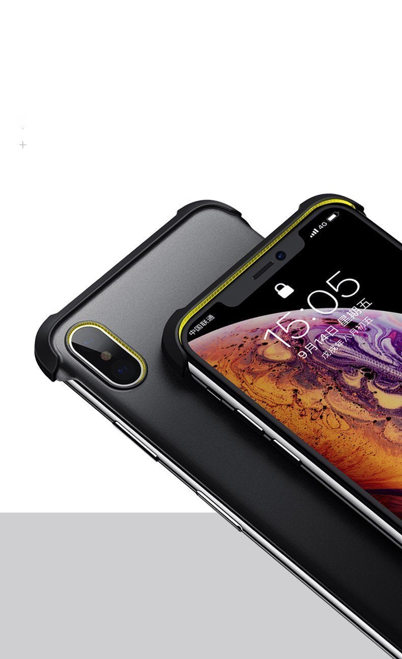 Frameless Semi Transparent Finger Ring Case for iPhone XSMAX - Planetcart