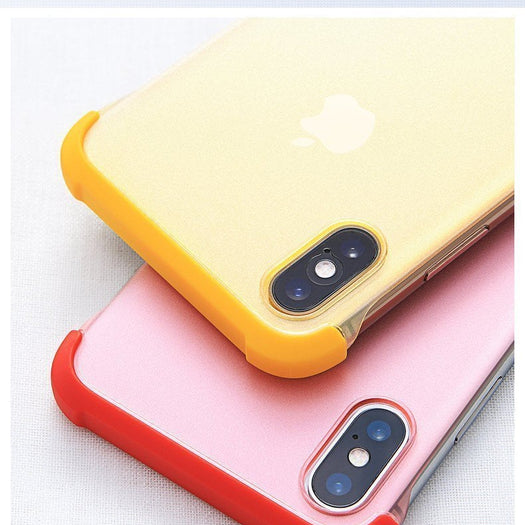 Frameless Semi Transparent Finger Ring Case for iPhone XSMAX - Planetcart