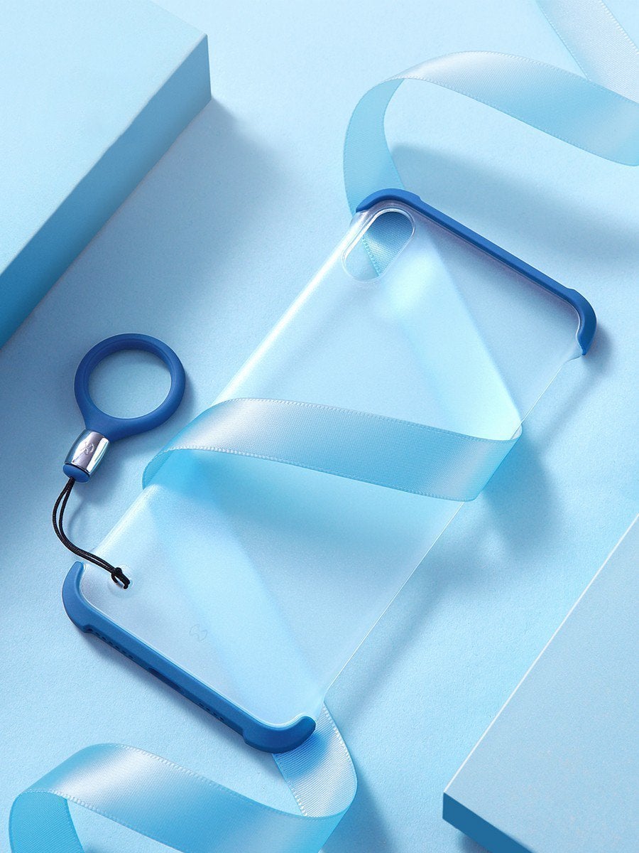 Frameless Semi Transparent Finger Ring Case for iPhone XSMAX - Planetcart