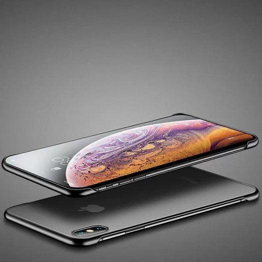 Frameless Semi Transparent Finger Ring Case for iPhone XSMAX - Planetcart