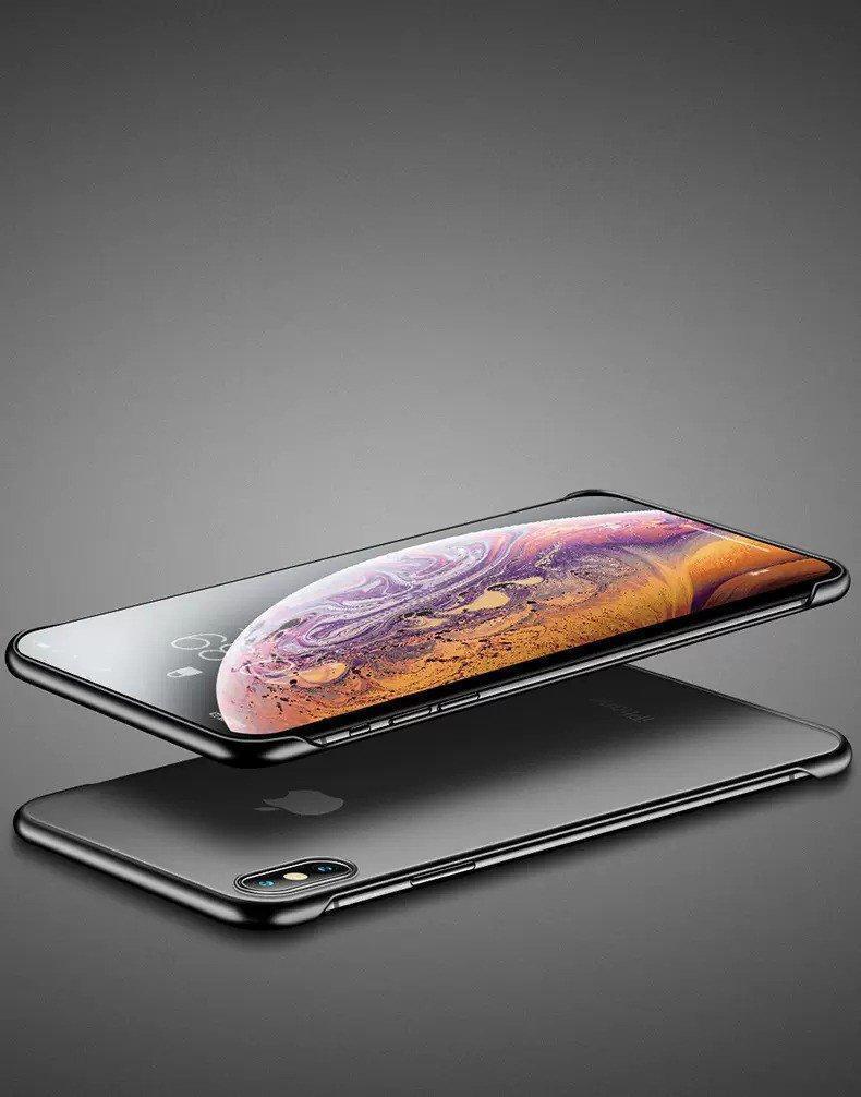 Frameless Semi Transparent Finger Ring Case for iPhone XSMAX - Planetcart