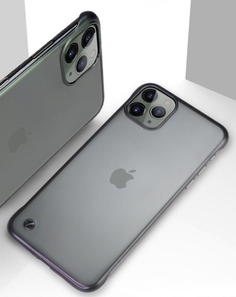 Glossy Edge Semi Transparent Premium Case For iPhone 11 Pro - Planetcart