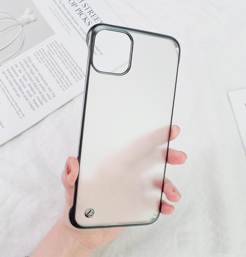 Glossy Edge Semi Transparent Premium Case For iPhone 11 Pro - Planetcart