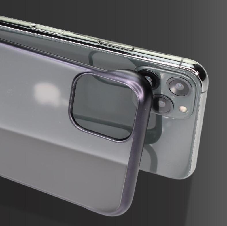 Glossy Edge Semi Transparent Premium Case For iPhone 11 Pro - Planetcart