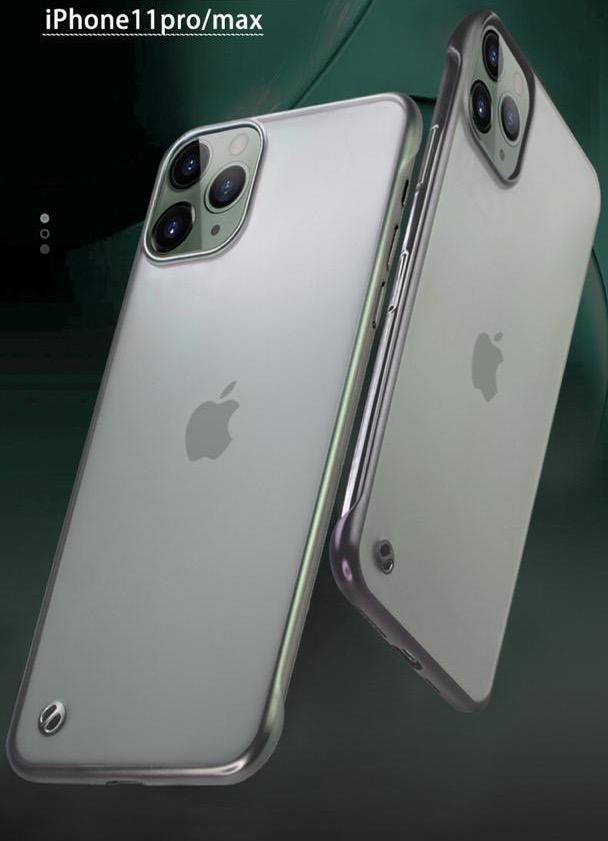 Glossy Edge Semi Transparent Premium Case For iPhone 11 Pro Max - Planetcart