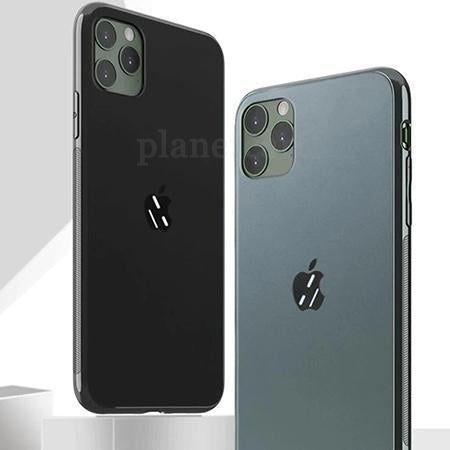 Special Edition Matte Finish Silicone Soft Edge Glass Case For iPhone 11 Pro