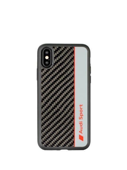 Audi Q8 D1 Genuine Carbon Fiber R8 D1 Limited Edition Case For iPhone X/XS - Planetcart