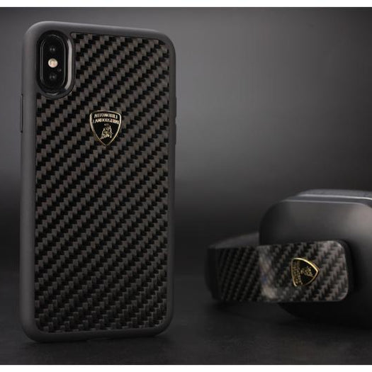 Lamborghini Genuine Elemento D3 Carbon Fiber Crafted Limited Edition Case For iPhone X/XS - Planetcart