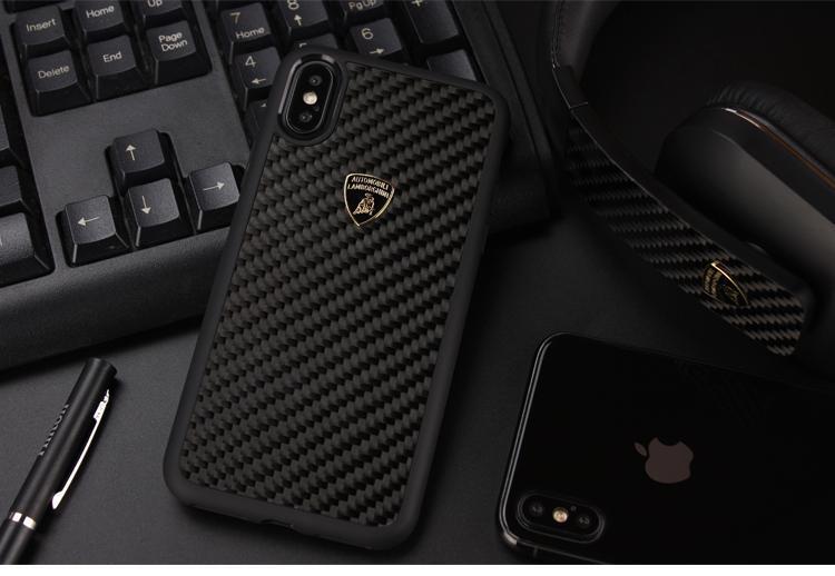Lamborghini Genuine Elemento D3 Carbon Fiber Crafted Limited Edition Case For iPhone X/XS - Planetcart
