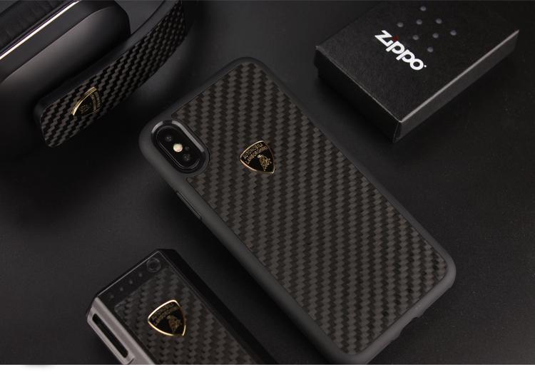 Lamborghini Genuine Elemento D3 Carbon Fiber Crafted Limited Edition Case For iPhone X/XS - Planetcart