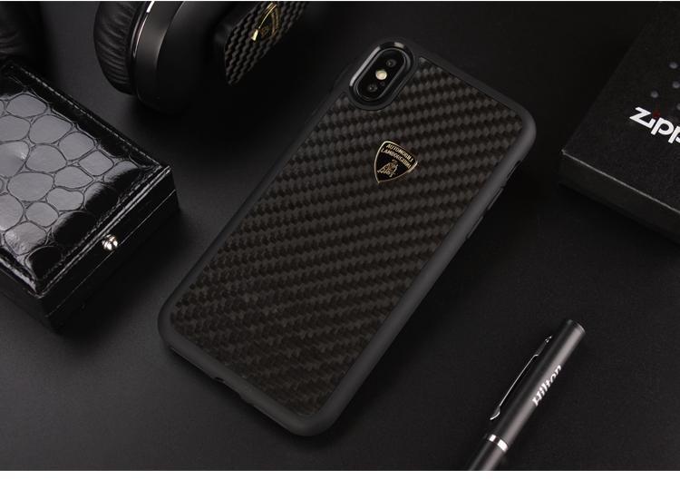 Lamborghini Genuine Elemento D3 Carbon Fiber Crafted Limited Edition Case For iPhone X/XS - Planetcart