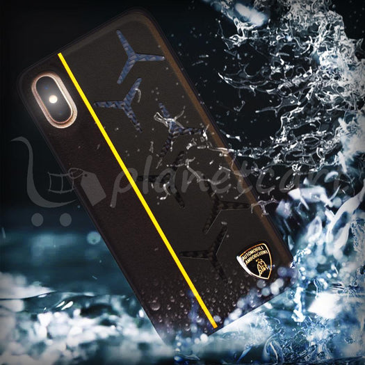 Lamborghini Genuine Huracan D12 Leather Crafted Limited Edition Case For iPhone X/XS - Planetcart