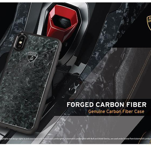 Lamborghini Genuine Huracan D14 Carbon Fiber Crafted Limited Edition Case For iPhone X/XS - Planetcart
