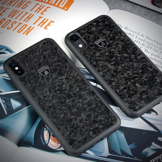 Lamborghini Genuine Huracan D14 Carbon Fiber Crafted Limited Edition Case For iPhone X/XS - Planetcart
