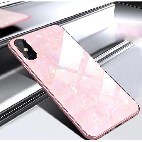 Dream Shell Textured Marble Case For iPhone X/XS - Planetcart