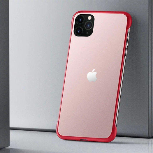 Frameless Semi Transparent Finger Ring Case for iPhone 11 Pro Max - Planetcart