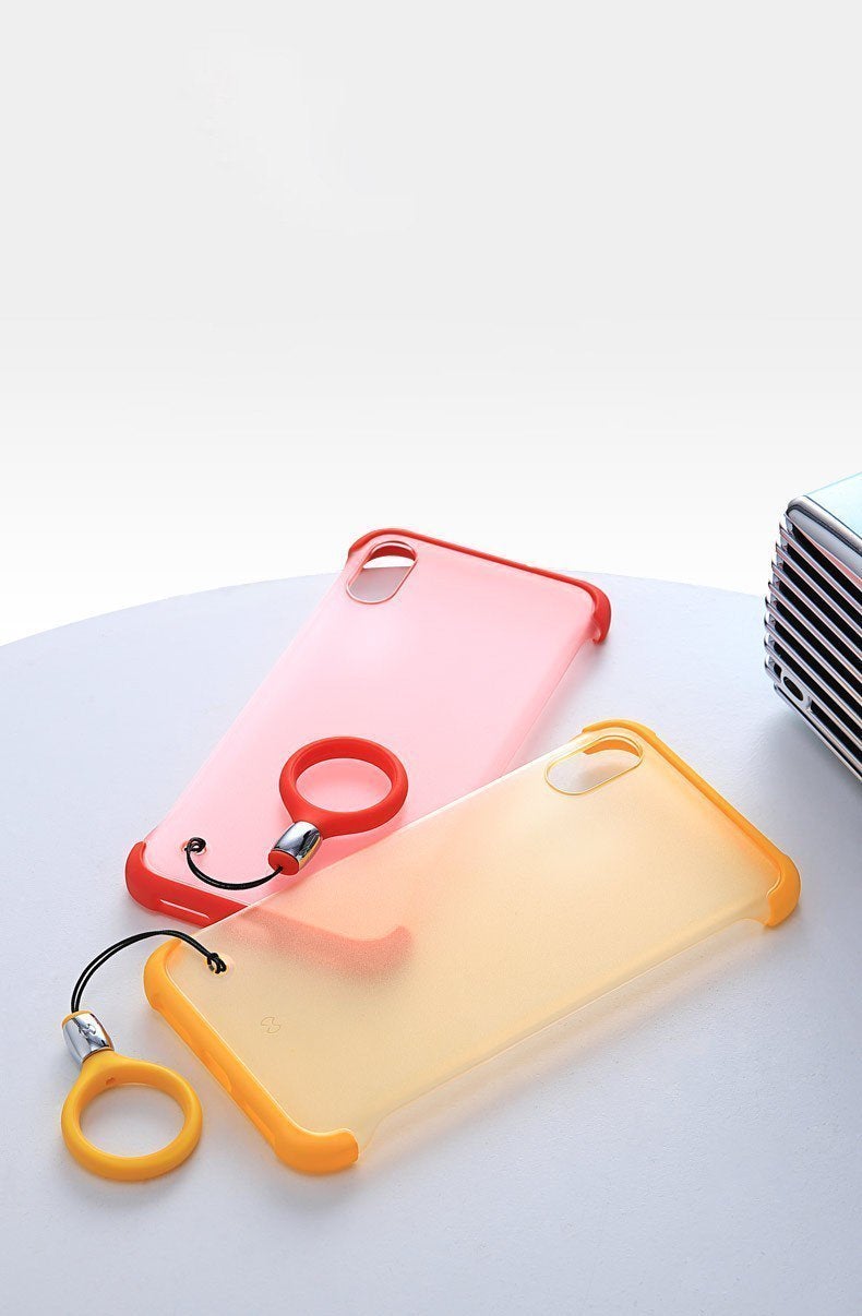Frameless Semi Transparent Finger Ring Case for iPhone XSMAX - Planetcart