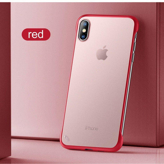 Frameless Semi Transparent Finger Ring Case For iPhone Xs Max - Planetcart