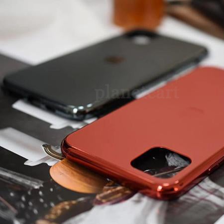 Special Edition Matte Finish Silicone Soft Edge Glass Case For iPhone 11