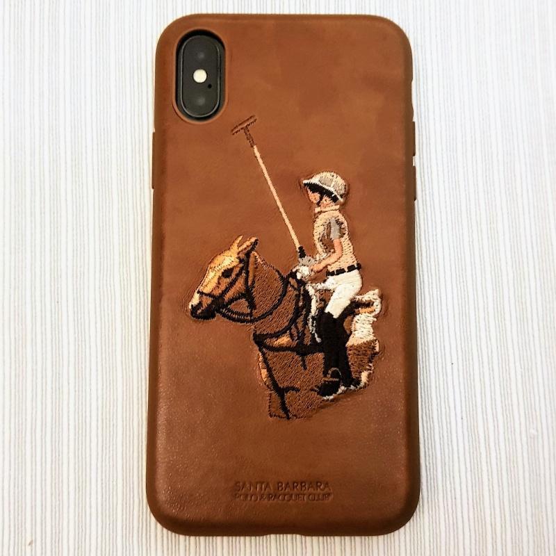 Santa Barbara Jockey Series Genuine Leather Case For iPhone 11 - Planetcart