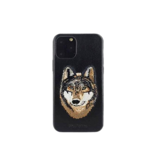 Santa Barbara Savana Genuine Leather Case for iPhone 11 Pro Max Wolf - Planetcart