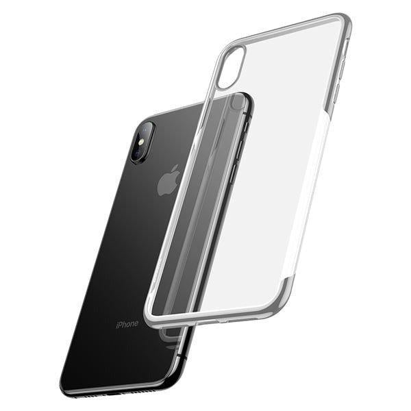 Baseus Ultra Thin Glitter Transparent Silicon Case For Iphone X/XS - Planetcart