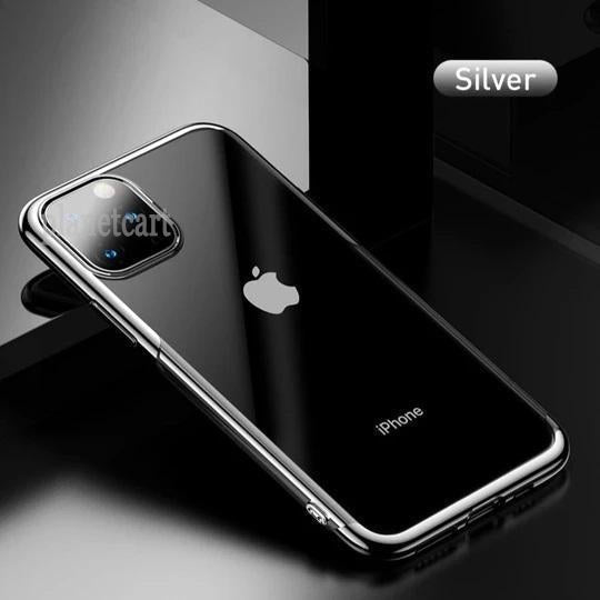 Baseus Ultra-Thin Transparent Sparkling Edge Case For iPhone 11 Pro