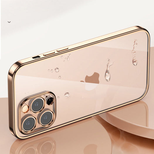 Luxury Square Silicon Clear Back Case With Camera Protection For iPhone 11 Pro - Premium Cases